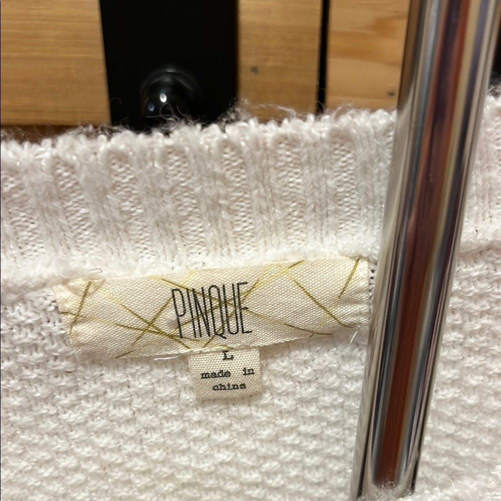 PINQUE Colorful Striped Crew Neck Sweater - Picture 2 of 11